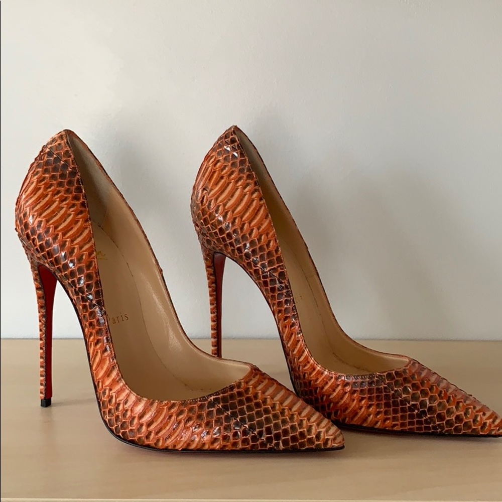 Christian Louboutin python So Kate
